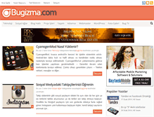 Tablet Screenshot of bugizma.com